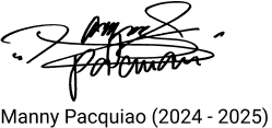 manny pacquiao signature