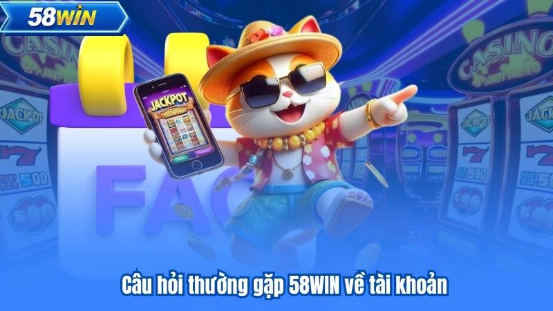 Câu Hỏi Thường Gặp 5 Câu hỏi thường gặp 58WIN về tài khoản